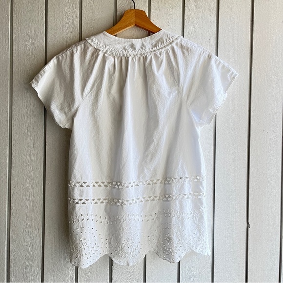 Madewell Eyelet Angelica Top - Picture 2 of 2
